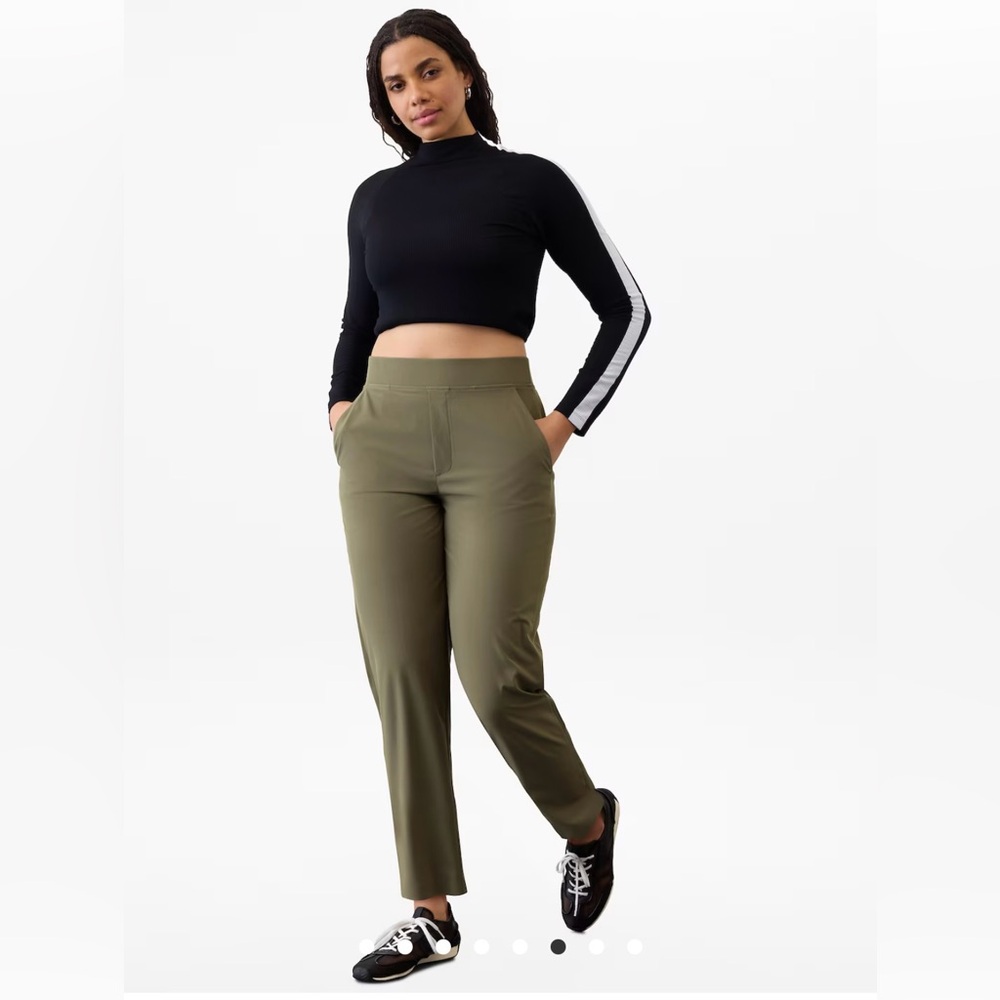 ATHLETA BROOKLYN MID RISE ANKLE PANT SIZE 4 - Picture 3 of 11